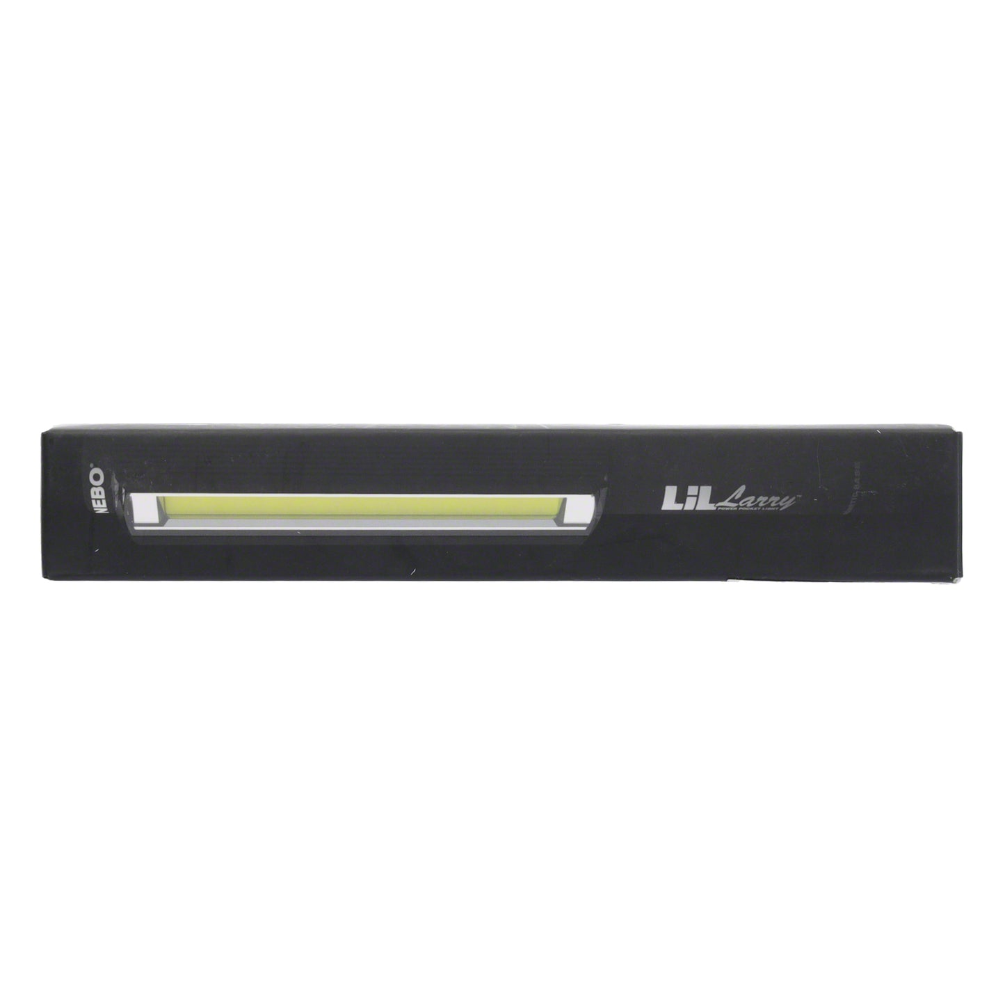 LIL LARRY Power Taschenlampe. 250 Lumen & Roter Blitzmodus, silber