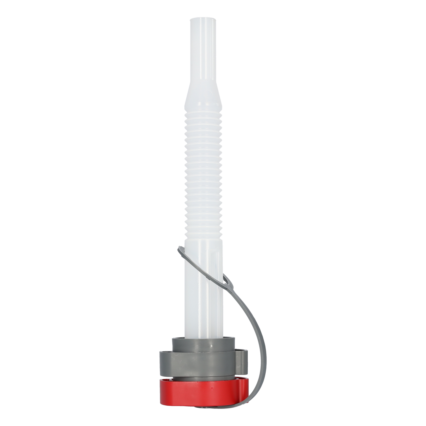 Pressol Flexibles Auslaufrohr 20mm, Verschlusskappe-grau für Wasserkanister Rohr weiss Länge 245mm