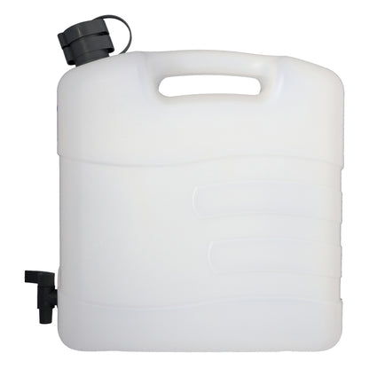 Pressol Wasserkanister-15 Liter aus Polyethylen | Lebensmittelecht | für Trinkwasser und flüssige Lebensmittel | PE-mit Ablasshahn