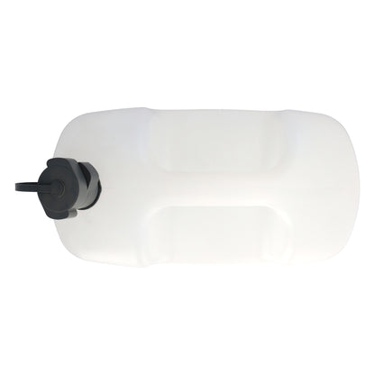 Pressol Wasserkanister-10 Liter aus Polyethylen | Lebensmittelecht | für Trinkwasser und flüssige Lebensmittel | PE-mit Ablasshahn + Auslauf flexibel