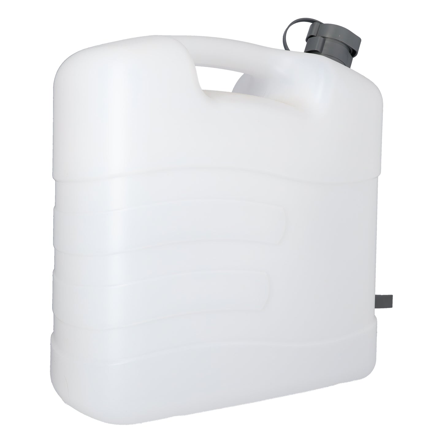 Pressol Wasserkanister-10 Liter aus Polyethylen | Lebensmittelecht | für Trinkwasser und flüssige Lebensmittel | PE-mit Ablasshahn + Auslauf flexibel