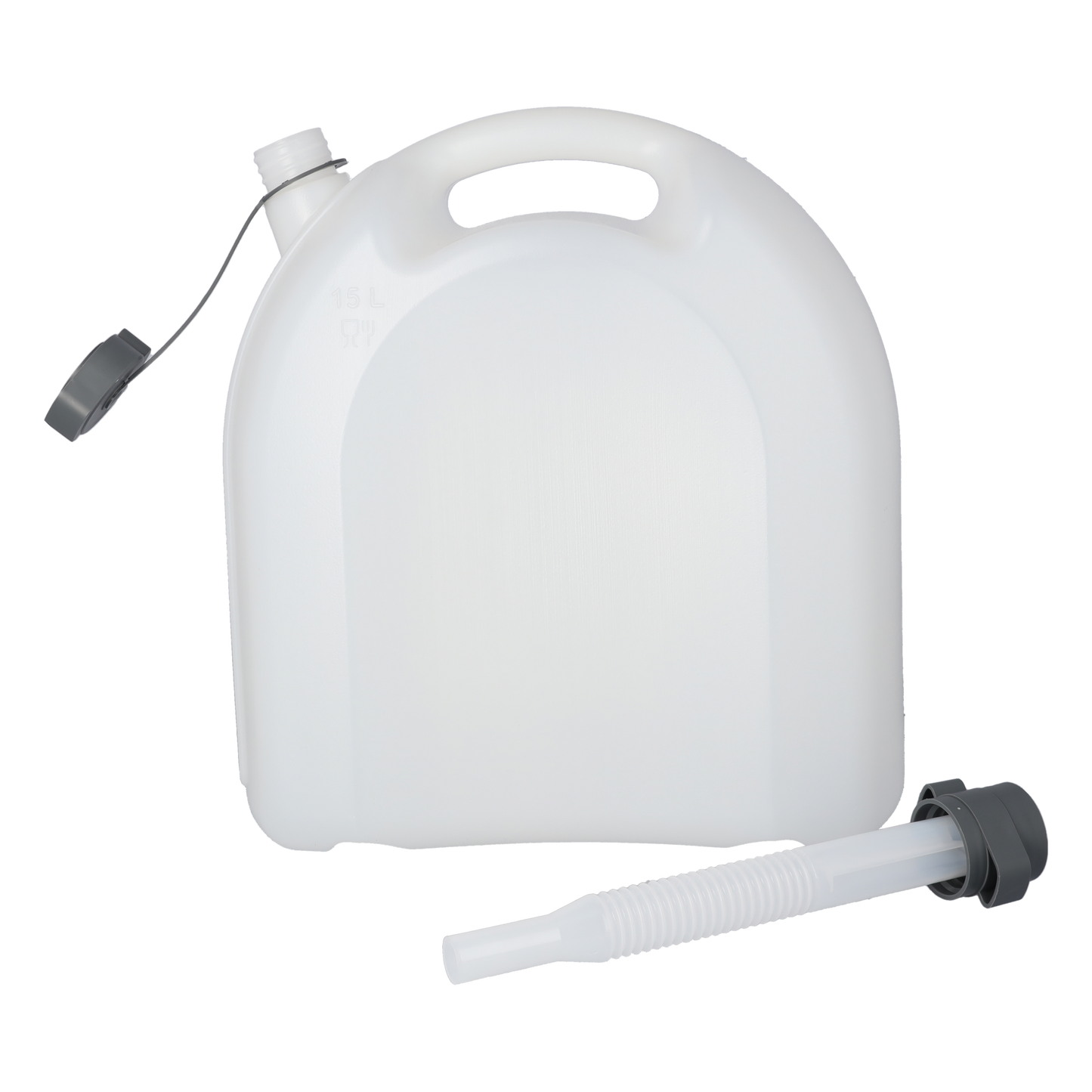 Pressol Wasserkanister-10 Liter aus Polyethylen | Lebensmittelecht | für Trinkwasser und flüssige Lebensmittel | PE-mit flexiblem Auslauf