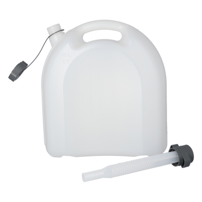 Pressol Wasserkanister-10 Liter aus Polyethylen | Lebensmittelecht | für Trinkwasser und flüssige Lebensmittel | PE-Ablasshahn+Auslauf flexibel