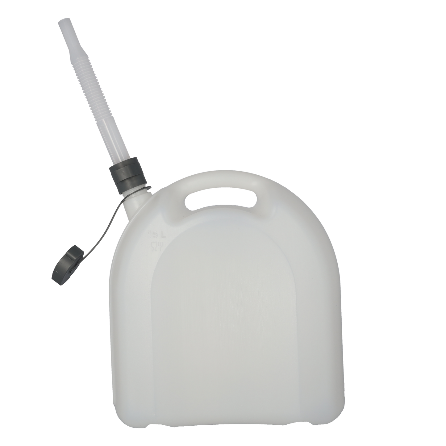Pressol Wasserkanister-20 Liter aus Polyethylen | Lebensmittelecht | für Trinkwasser und flüssige Lebensmittel | PE-mit flexiblem Auslauf
