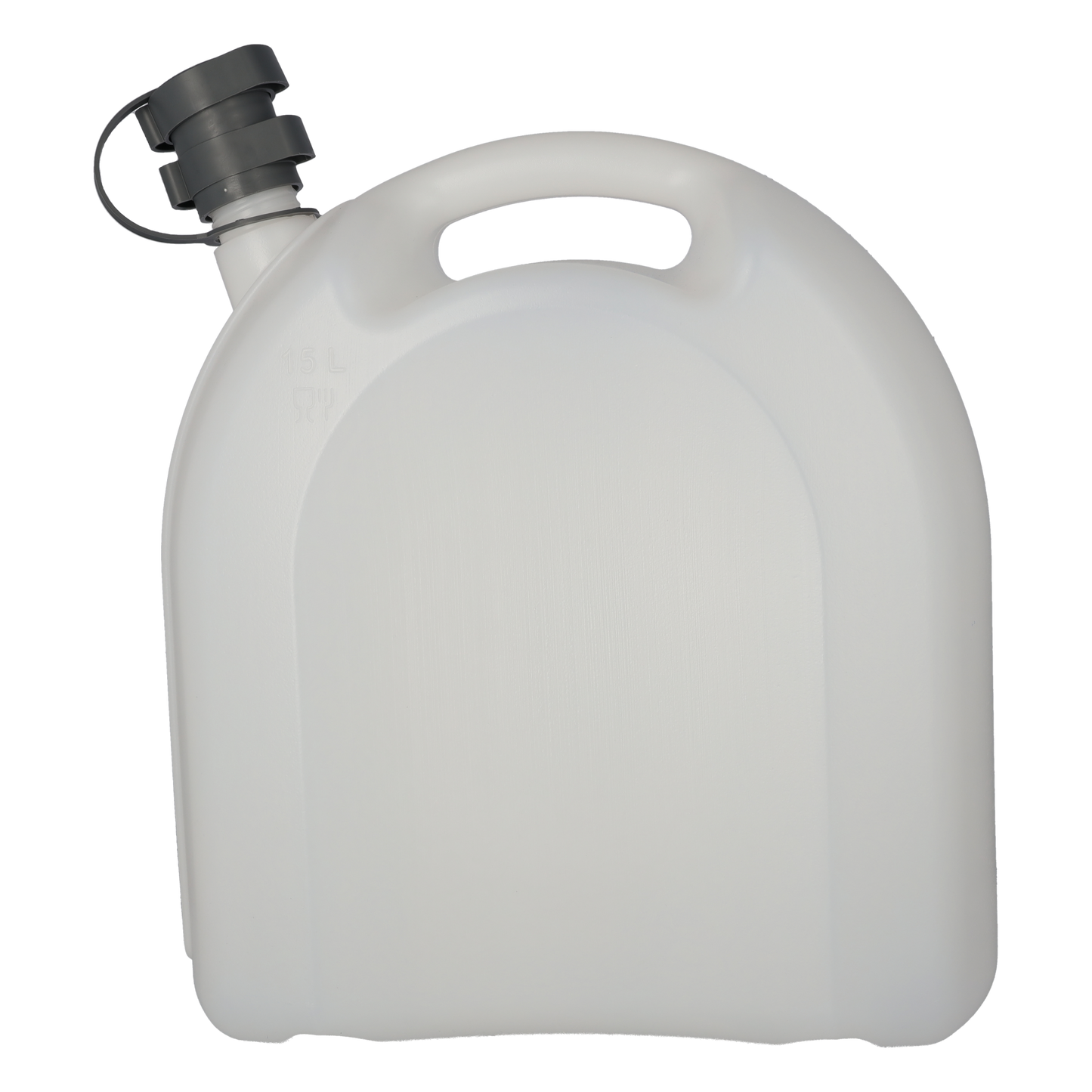 Pressol Wasserkanister-15 Liter aus Polyethylen | Lebensmittelecht | für Trinkwasser und flüssige Lebensmittel | PE-mit flexiblem Auslauf