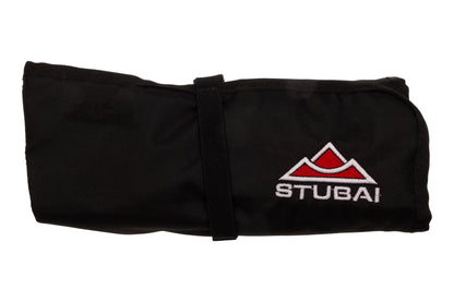STUBAI Mini-Scheren-Set | Rolltasche, 3-teilig | nicht - isoliert | rechte & linke Blechschere | Mini Durchlaufschere | Profi-Spenglerwerkzeug kompakt & griffbereit