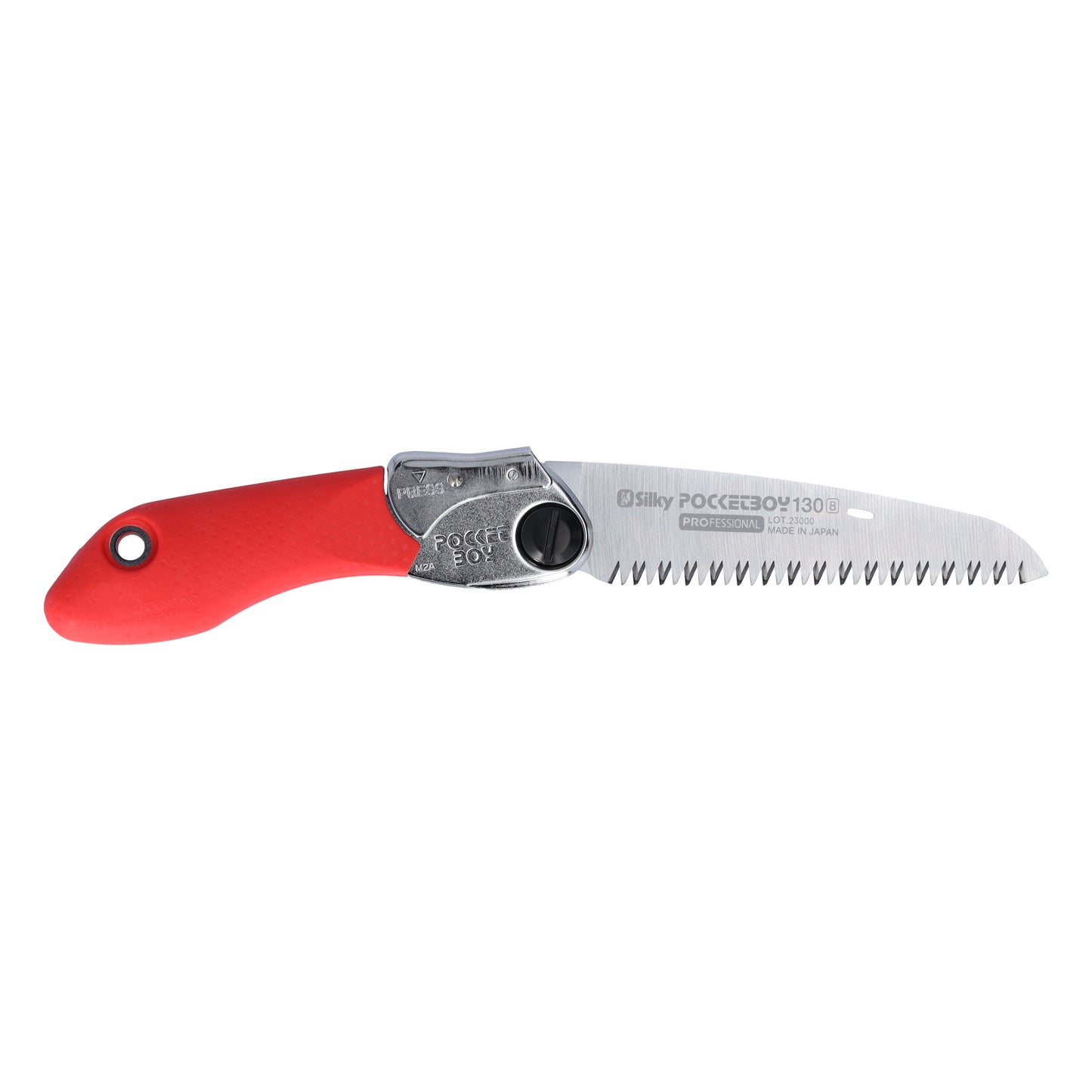 Silky Pocketboy 130 mm Klappsäge rot/grob – 8 Zähne/Zoll, sehr grobe Verzahnung – für nasses & trockenes Holz – Pull Cut Zugsäge – kompakt, leicht & extrem scharf – Astsäge für Garten & Outdoor