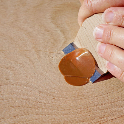 Handhobel  | Profi-Holzreparaturwerkzeug mit  Buchenholzgriff & robuster Stahlklinge | Ideal zum präzisen Abstoßen von überschüssigem Füllmaterial bei Astlöchern, Kanten | Langlebig & Effizient