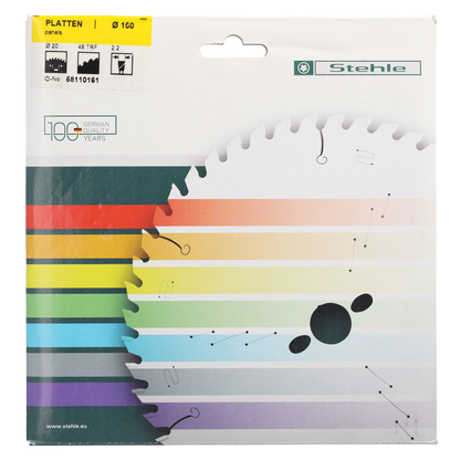 Stehle HW Kreissägeblatt 160x2,2/1,6x20 mm Z48 TR-F TC06 für Formatschnitte in kunststoffbeschichteten Holzwerkstoffen, für Hand-Kreissägen, Tischkreissägen und vertikale Plattenaufteilsägen