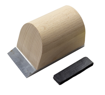 Handhobel  | Profi-Holzreparaturwerkzeug mit  Buchenholzgriff & robuster Stahlklinge | Ideal zum präzisen Abstoßen von überschüssigem Füllmaterial bei Astlöchern, Kanten | Langlebig & Effizient