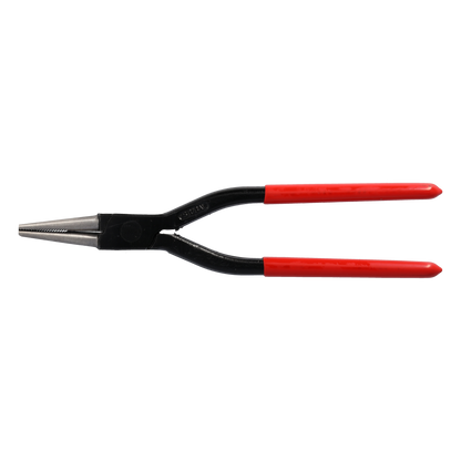 Spengler Rundzange 260 mm mit langen Spitzen | Induktiv gehärtet & durchgesteckt | Zahnung & 65 mm Einstecktiefe | Profi-Zange für Blechbearbeitung & Handwerk