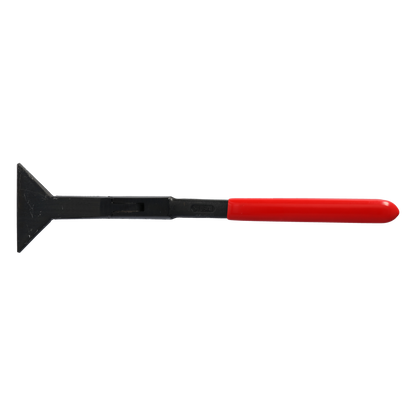 Quetschfalzzange 2828 – Spezialfalzzange geschmiedet, Backen 80 mm vergütet, Kanten abgerundet, rot kunststoffbeschichtet, ideal für hohe Falze und exaktes Eckfalzen, 850 g Gewicht