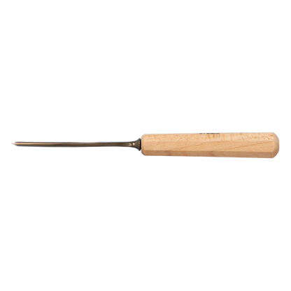 STUBAI Stemmeisen Stechbeitel Serie 52 - Form 5 | Gerades Hohleisen - 14 mm, mit Holzgriff, zum Vorstechen, für Anschlagarbeiten, Schrupparbeiten, Rosetten, zur Bearbeitung von Holz