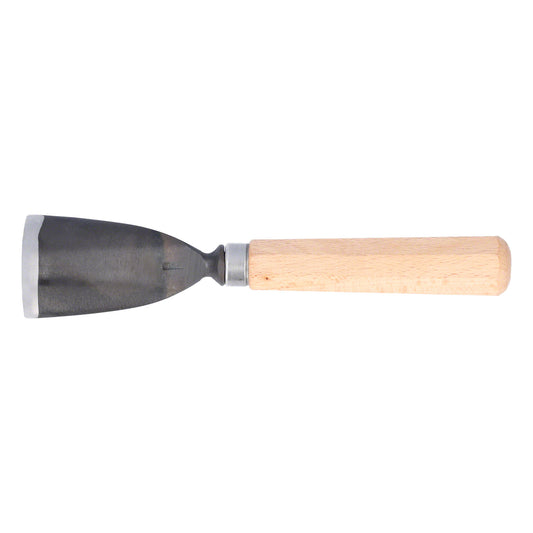 STUBAI Stemmeisen Stechbeitel Serie 52 - Form 68 | Schweizer Messer Form G 50 mm, mit Holzgriff, zum Vorstechen, Kerb- und Reliefschnitz, für glatte Flächen, zur präzisen Bearbeitung von Holz