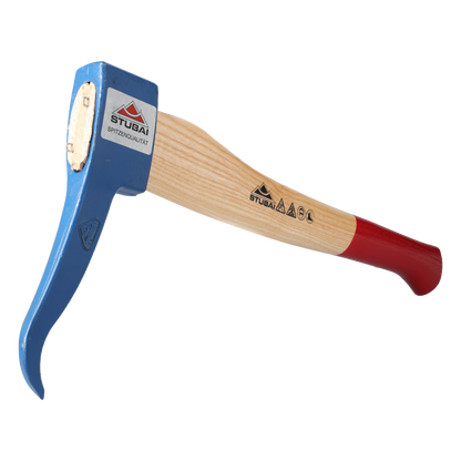 STUBAI HANDSAPPEL mit Eschenholzstiel 450 mm – 650 g Kopfgewicht, gesenkgeschmiedet – zum Aufnehmen, Ziehen und Transportieren von Holzstücken und Baumstämmen – robustes Forstwerkzeug