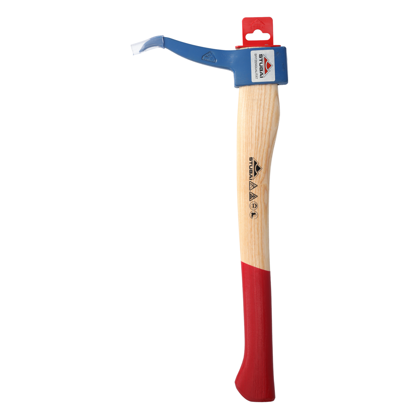 STUBAI HANDSAPPEL mit Eschenholzstiel 450 mm – 650 g Kopfgewicht, gesenkgeschmiedet – zum Aufnehmen, Ziehen und Transportieren von Holzstücken und Baumstämmen – robustes Forstwerkzeug