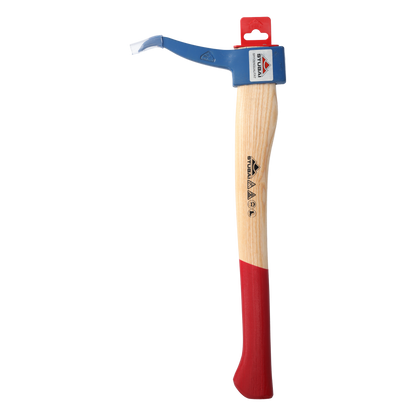 STUBAI HANDSAPPEL mit Eschenholzstiel 450 mm – 650 g Kopfgewicht, gesenkgeschmiedet – zum Aufnehmen, Ziehen und Transportieren von Holzstücken und Baumstämmen – robustes Forstwerkzeug