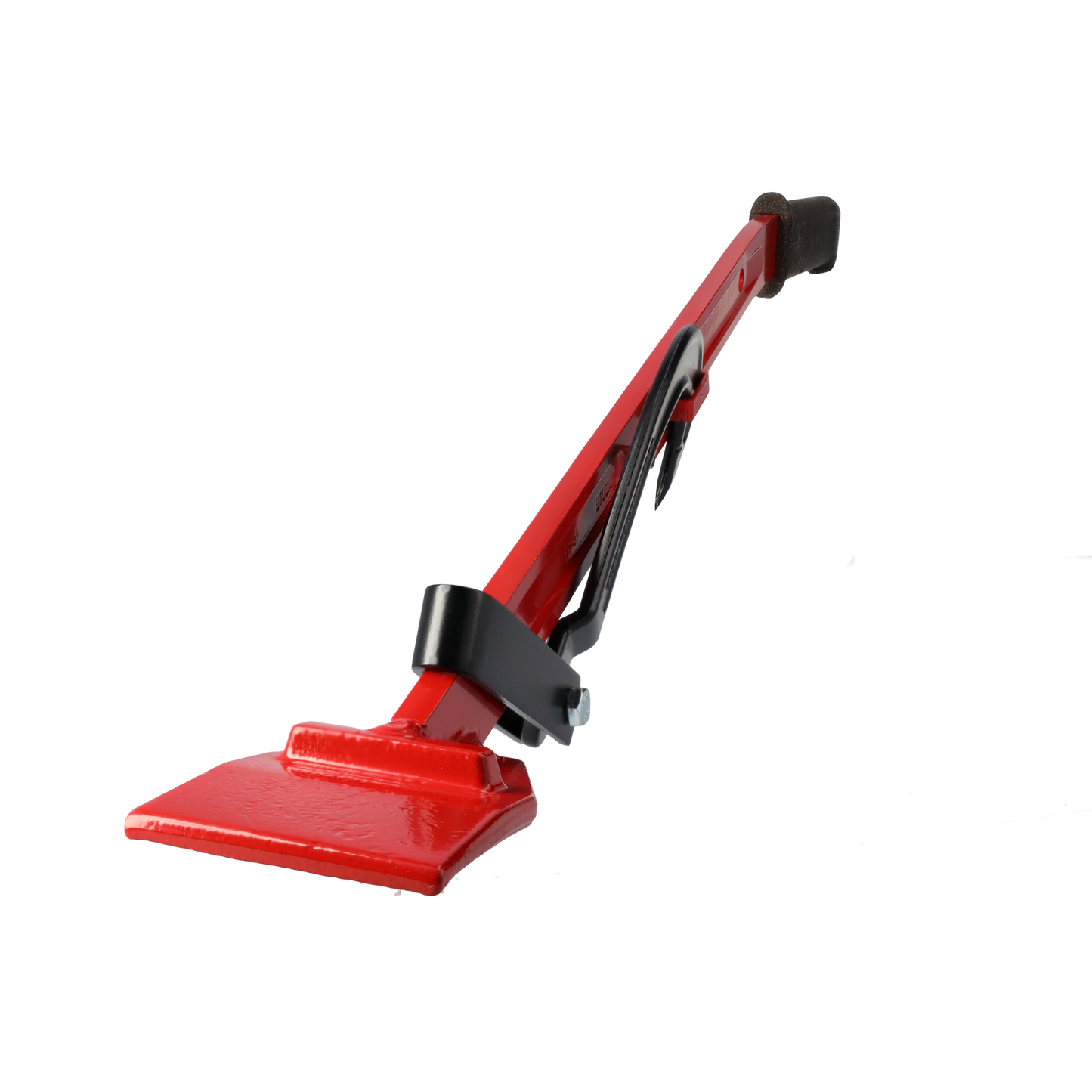 STUBAI Fällheber mit Wendehaken 80 cm Länge, geschmiedet aus Spezialstahl, ergonomischer Korkgriff, Forstwerkzeug zum Drehen & Fällen von Bäumen, FPA-zertifiziert, rot, rückenschonend, 80 cm Länge