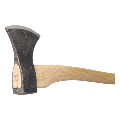STUBAI Astbeil „Nature“ mit Stiel 650 mm | 1200 g Kopfgewicht | geschmiedeter Axtkopf aus gehärtetem Stahl | Eschenholzstiel ergonomisch | Forstaxt/Beil für Holzspalten, Outdoor & Garten