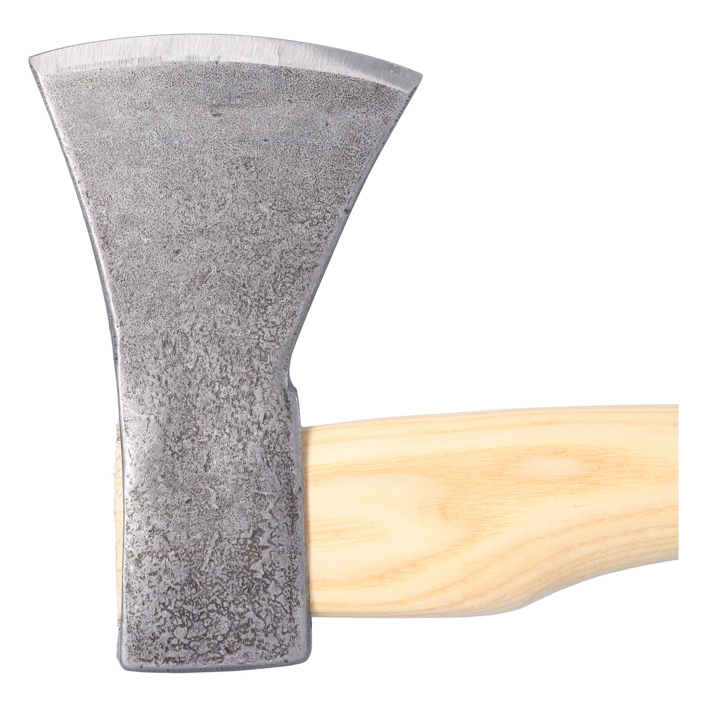 STUBAI Forstaxt „Nature“ Rhein-Form | 1200 g Kopfgewicht | Eschenholzstiel 650 mm | Axt zum Hacken & Holzspalten, Bushcraft & Camping | Made in Austria