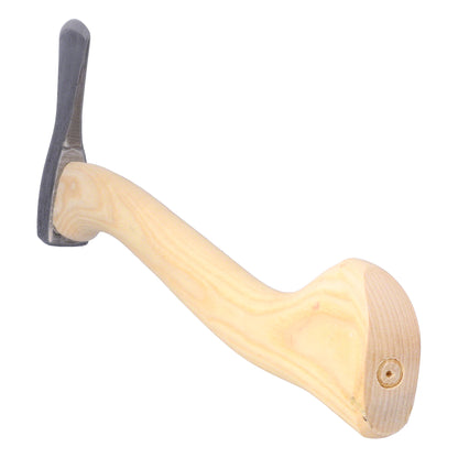 STUBAI Forstaxt „Nature“ Rhein-Form | 1200 g Kopfgewicht | Eschenholzstiel 650 mm | Axt zum Hacken & Holzspalten, Bushcraft & Camping | Made in Austria