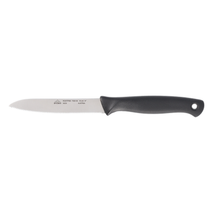STUBAI hochwertiges Gemüsemesser mit Welle | 100 mm | Küchenmesser Lady Line aus Edelstahl für müheloses Schneiden von Gemüse, Obst & Lebensmitteln, rostfrei, spülmaschinenfest