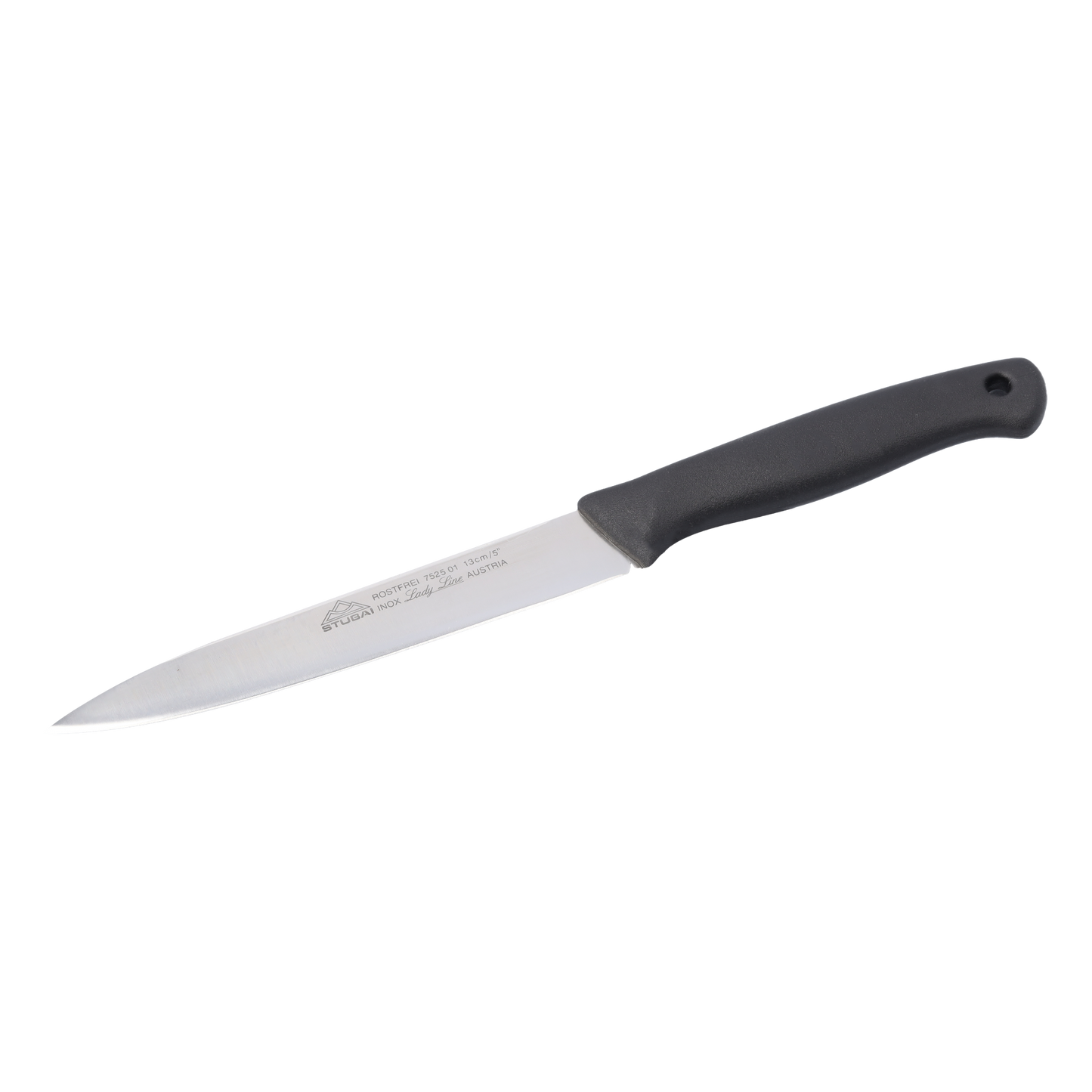 STUBAI hochwertiges Kochmesser Mittelspitz | 130 mm | Küchenmesser Lady Line aus Edelstahl für Schneiden von Fleisch, Gemüse, Obst & Lebensmitteln, rostfrei, spülmaschinenfest
