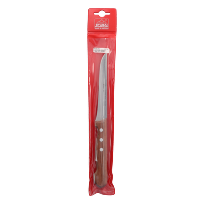 STUBAI Ausbeinmesser 140 mm aus rostfreiem Edelstahl mit Holzgriff, Profi Küchenmesser zum Ausbeinen von Fleisch, Geflügel und Wild, scharfe Klinge für präzise Schneidarbeiten und Küche!