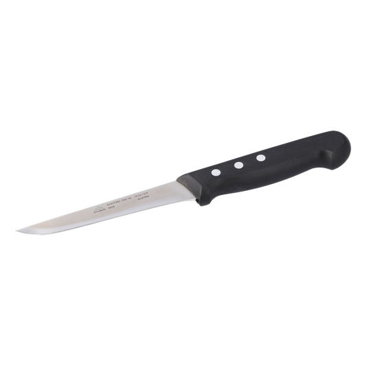 STUBAI Ausbeinmesser 140 mm aus rostfreiem Edelstahl, spülmaschinenfest, mit Polyoxymethylengriff, Profi Fleischmesser zum Ausbeinen von Fleisch, Geflügel und Wild, präzise Schnitte