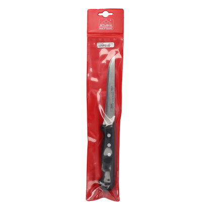 STUBAI Ausbeinmesser 140 mm aus rostfreiem Edelstahl, spülmaschinenfest, mit Polyoxymethylengriff, Profi Fleischmesser zum Ausbeinen von Fleisch, Geflügel und Wild, präzise Schnitte