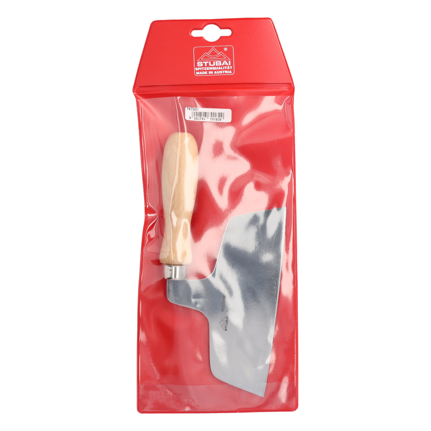 STUBAI Nudelhackl 120 g – Nudelmesser aus rostfreiem Edelstahl mit Holzgriff, traditioneller Nudelschneider für Teigwaren, Nudelhacker für hausgemachte Pasta, Spätzle und Knöpfle