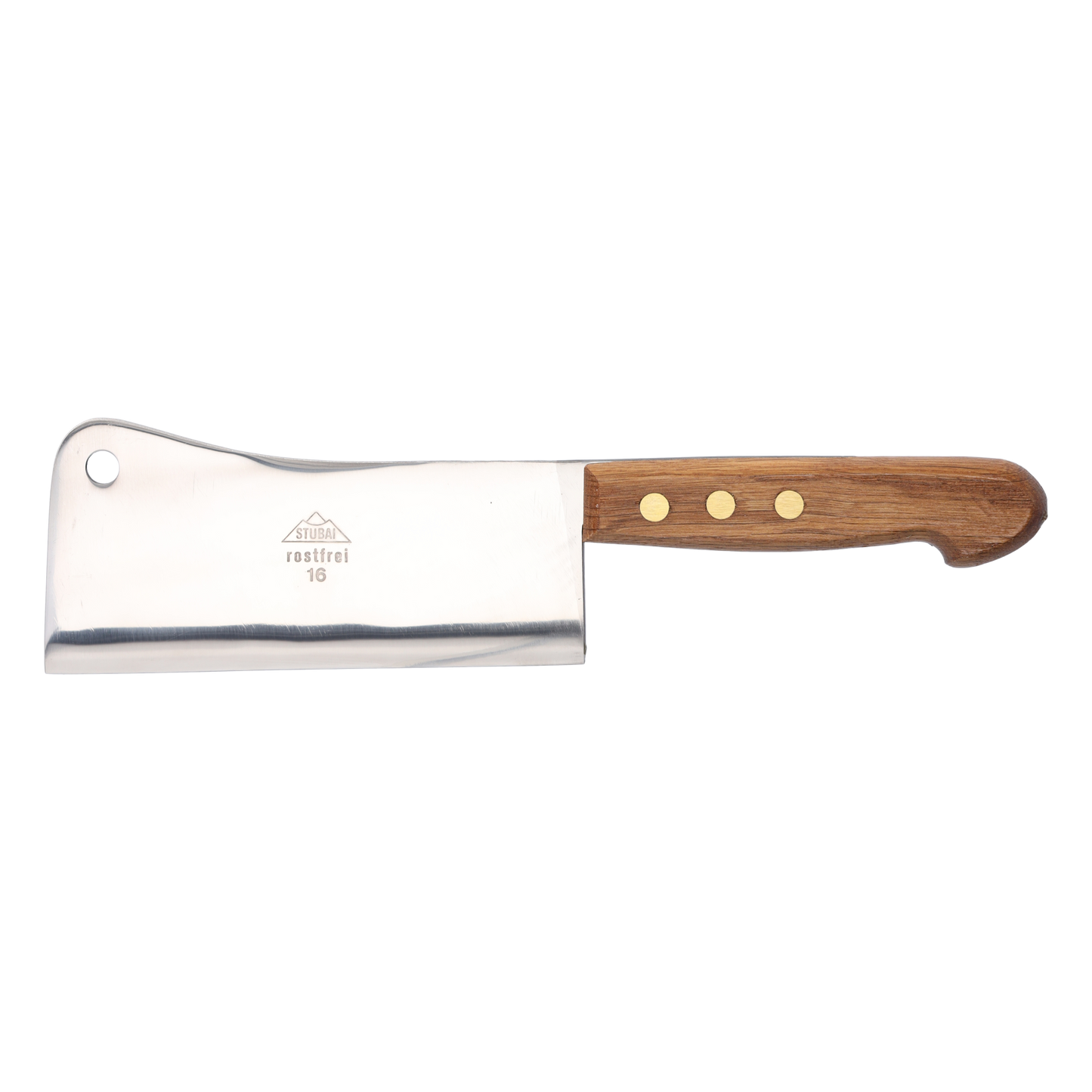 STUBAI Hackbeil 160 mm – Fleischbeil aus hochwertigem Stahl – für Metzger, Jäger, Profiköche & Grillmeister – ergonomischer Griff – zum Hacken von Knochen & Fleisch – Made in Austria