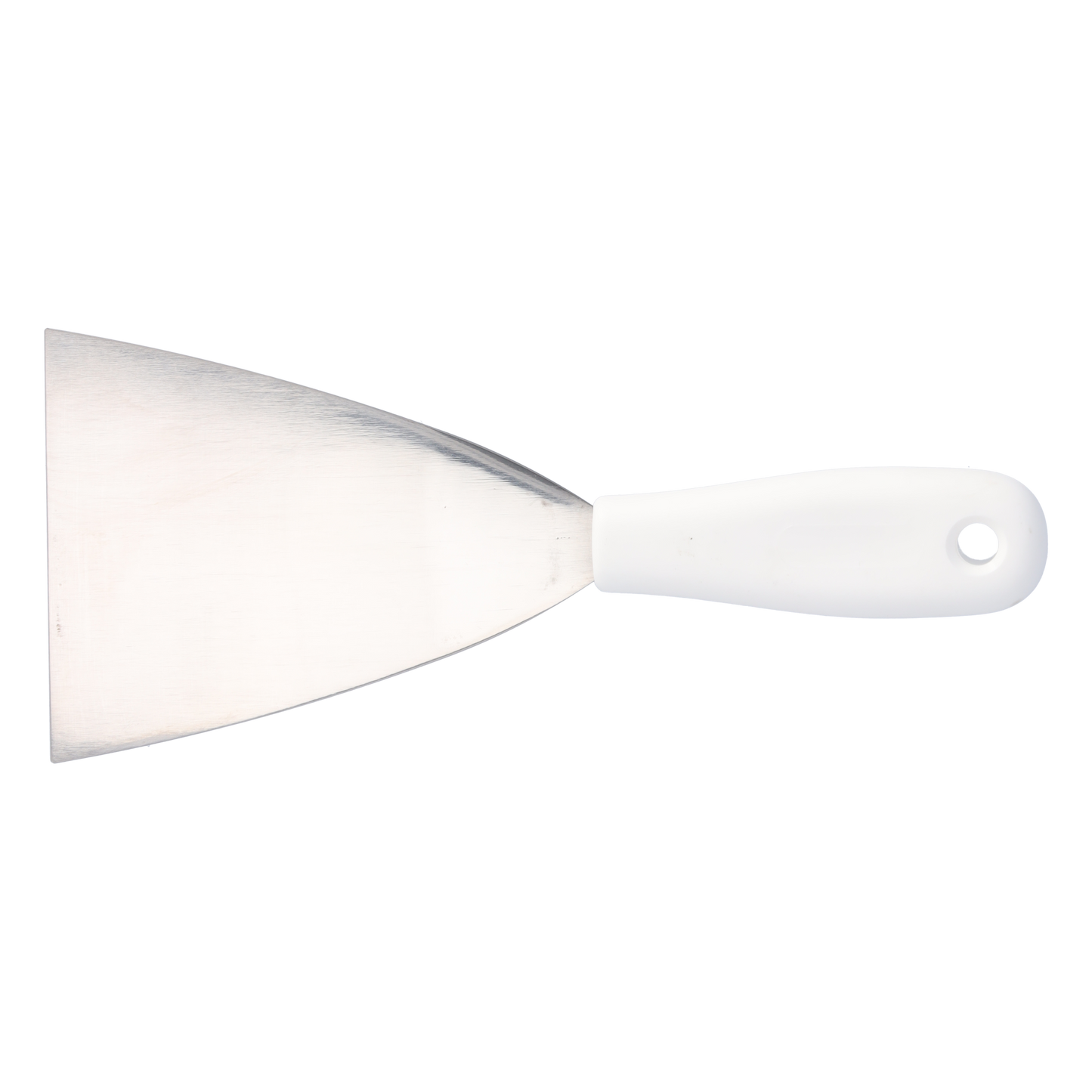 STUBAI® Pizzaspachtel 100 mm – Profi Edelstahlklinge und Kunststoffgriff zum präzisen Verteilen von Teig, Auftragen von Soße&Belägen®, rostfrei&spülmaschinenfest
