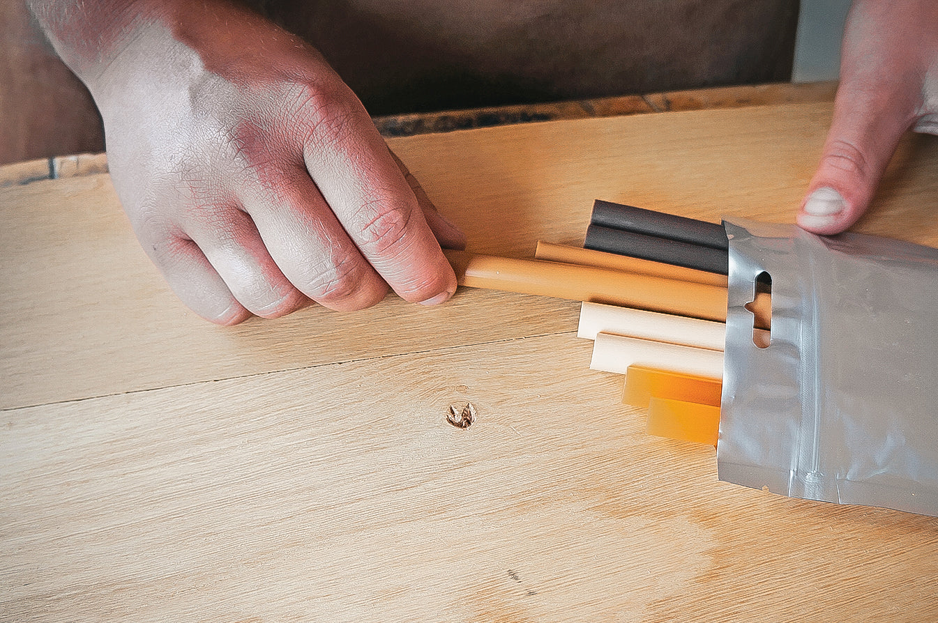 STUBAI/WOOD REPAIR Astfüller WALNUSS 150 mm 8 Stäbe Ø12 mm für präzise Holzreparatur Möbel Fenster Rahmen Astlöcher UV-beständig elastisch wetterfest für Innen Außen langlebig einfach schnell repariert!