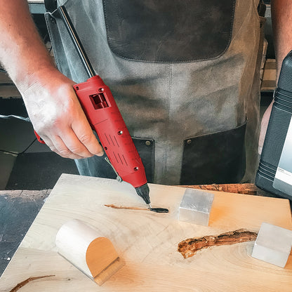 Handhobel  | Profi-Holzreparaturwerkzeug mit  Buchenholzgriff & robuster Stahlklinge | Ideal zum präzisen Abstoßen von überschüssigem Füllmaterial bei Astlöchern, Kanten | Langlebig & Effizient