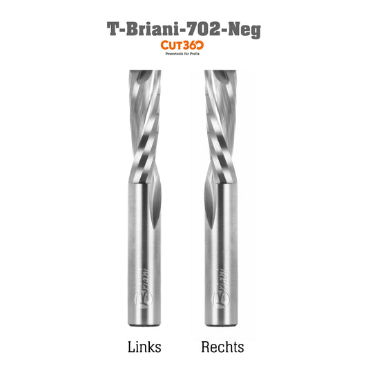 Einzahnschlichtfräser aus Vollhartmetall, Schneide 2 Negativ, Arbeitslänge 52 mm, Gesamtlänge 100 mm, Schaft 16 mm, Ø 16 mm, Rechtslauf