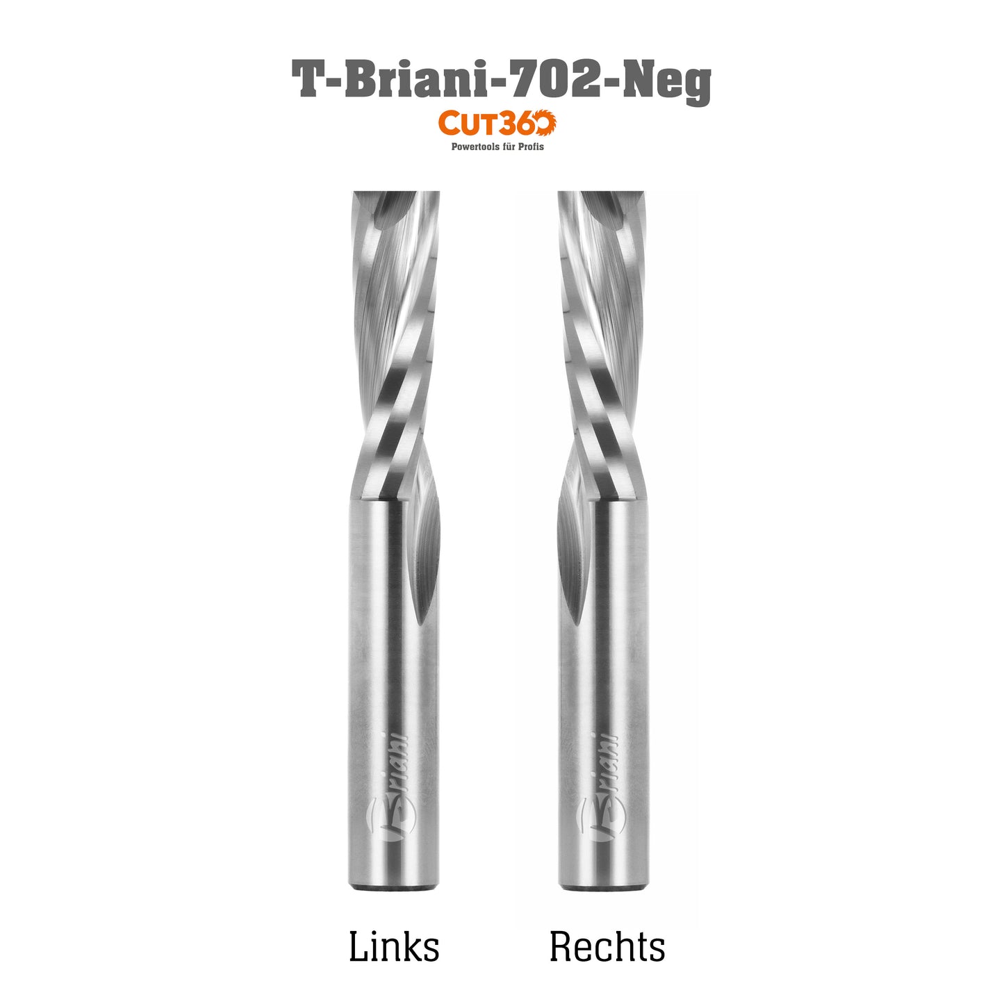 Einzahnschlichtfräser aus Vollhartmetall, Schneide 2 Negativ, Arbeitslänge 12 mm, Gesamtlänge 50 mm, Schaft 4 mm, Ø 4 mm, Linkslauf