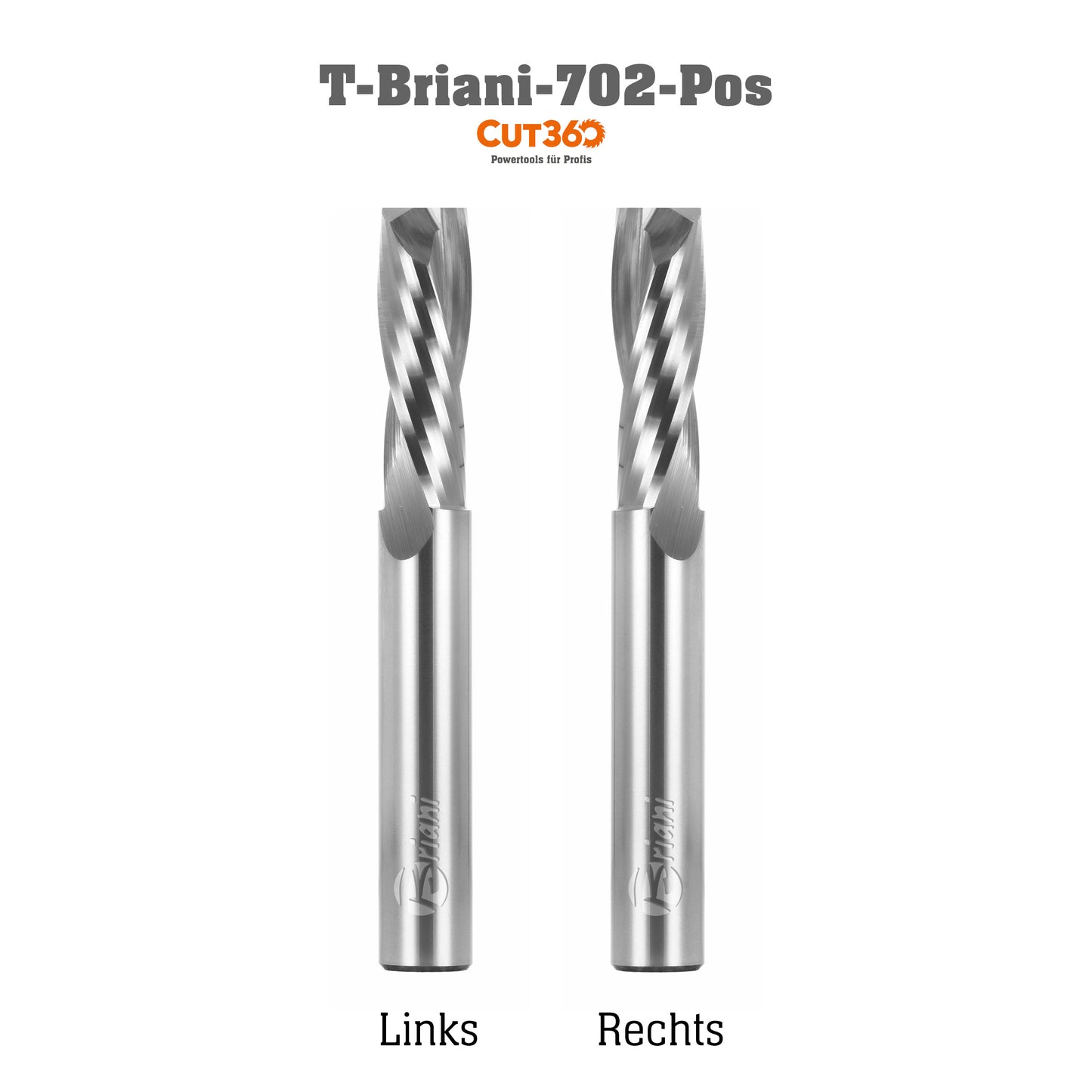 Einzahnschlichtfräser aus Vollhartmetall, Schneide 2 Positiv, Arbeitslänge 52 mm, Gesamtlänge 100 mm, Schaft 10 mm, Ø 10 mm, Rechtslauf