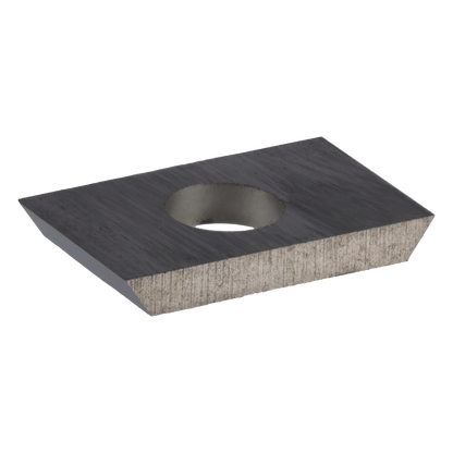 Hartmetall Wendeplatte | 7,5 x 12 x 1,5 mm, 35° | 2 Stück | Wendemesser für Hartholz, Weichholz, Plastik & Spanplatten geeignet | Ersatzmesser für Vorschneider, Lackfräser, Nutfräser | T04F