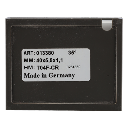 Mini-Wendeplatte 40 - 35x5,5x1,1mm T04F 2 Stück