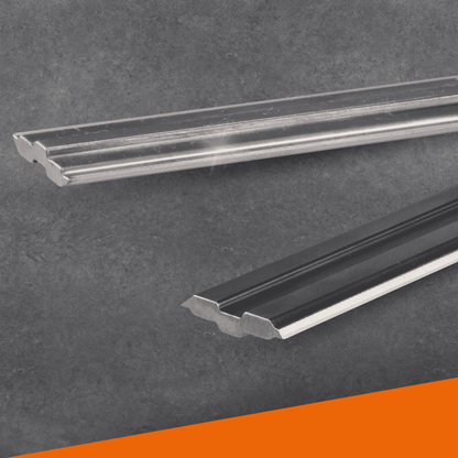 2 Stück CentroFix Hobelmesser HSS-18% (T1) 410x12x2,7mm
