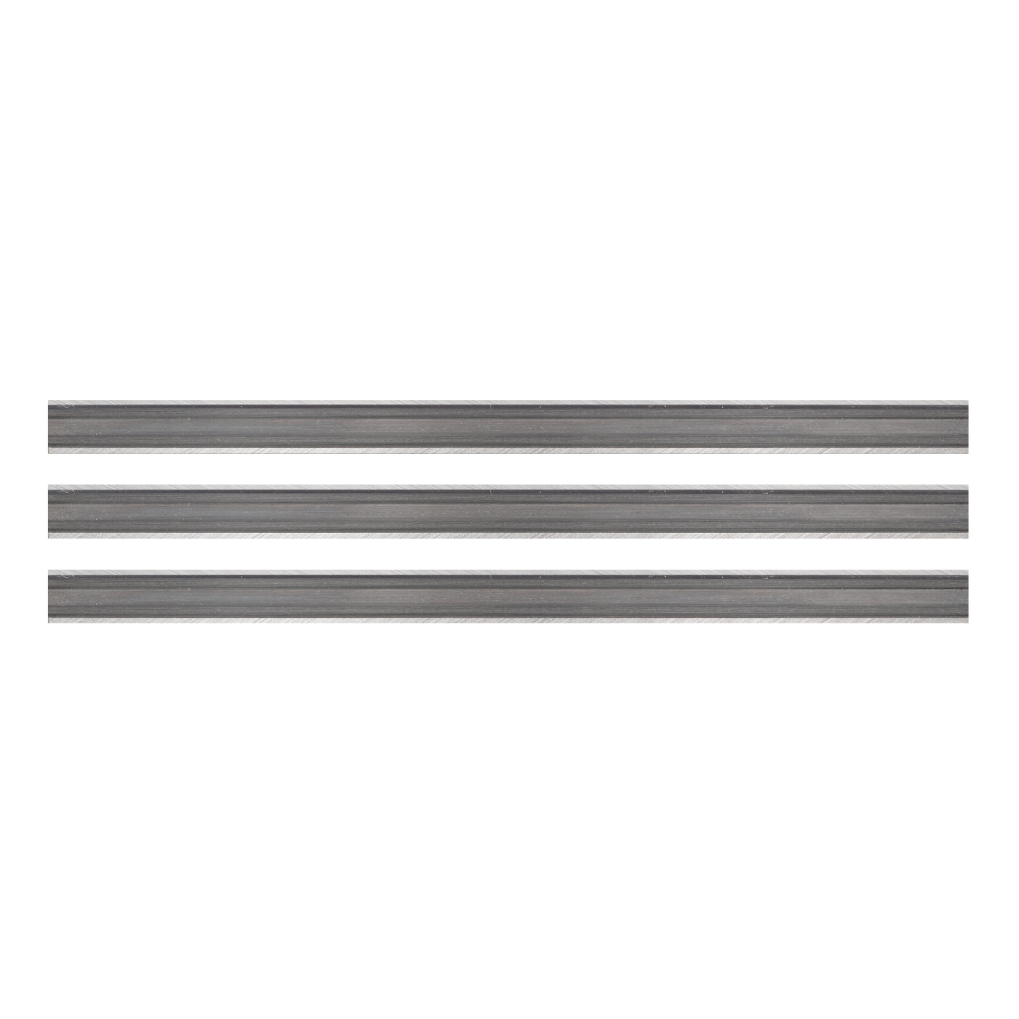 Tersa Hobelmesser | 250x10x2,3mm | 3 Stück | T12SMG | für Hartholz und Weichholz gut geeignet | Systemhobelmesser passend für Tersa-Spannsysteme