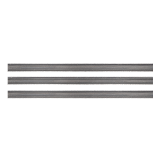 Tersa Hobelmesser | 640x10x2,3mm | 3 Stück | T12SMG | für Hartholz und Weichholz gut geeignet | Systemhobelmesser passend für Tersa-Spannsysteme