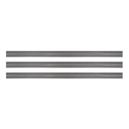 Tersa Hobelmesser | 265x10x2,3mm | 3 Stück | HSS 18% T1 | für Hartholz und Weichholz sehr gut geeignet | Systemhobelmesser passend für Tersa-Spannsysteme
