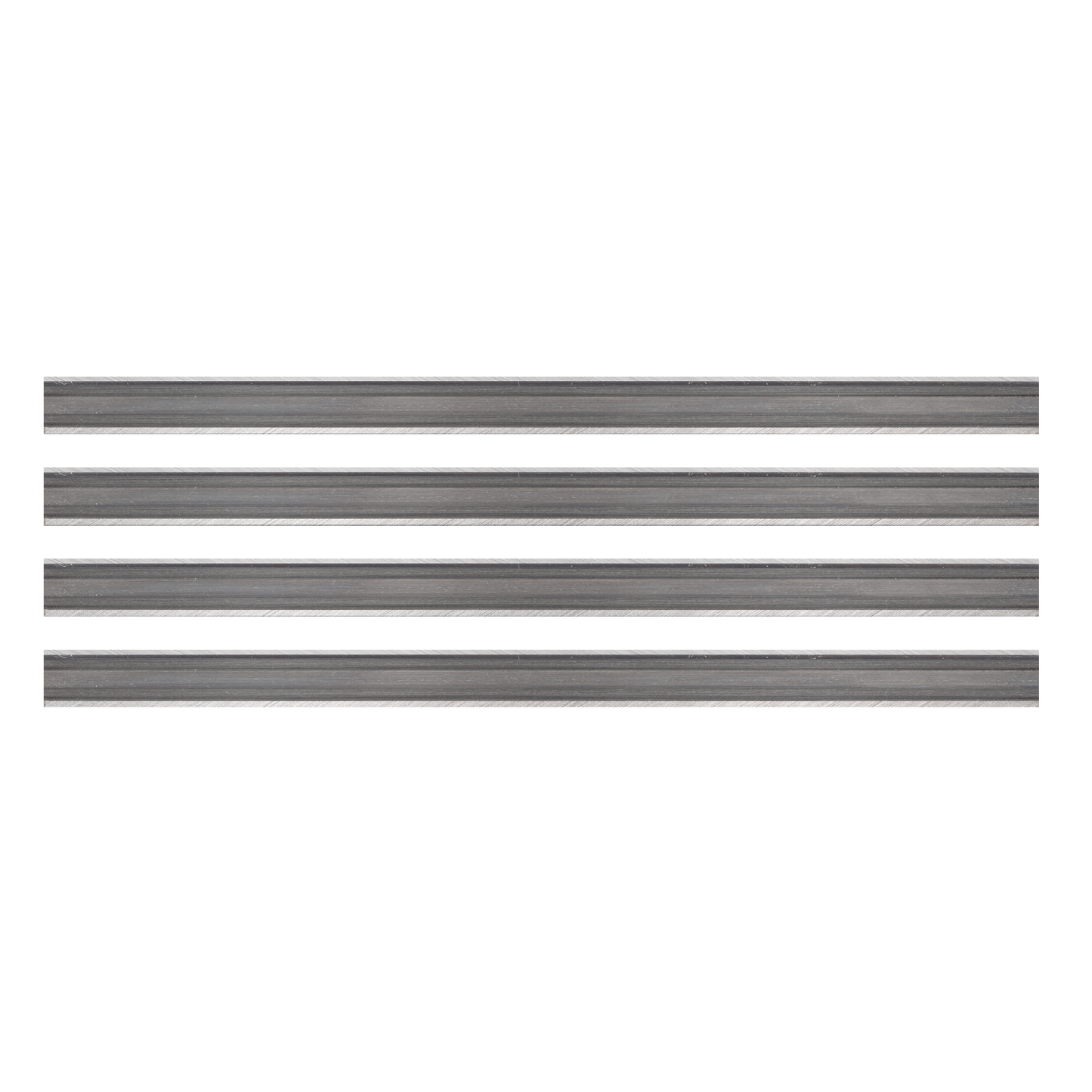 Tersa Hobelmesser | 610x10x2,3mm | 4 Stück | HSS 18% T1 | für Hartholz und Weichholz sehr gut geeignet | Systemhobelmesser passend für Tersa-Spannsysteme