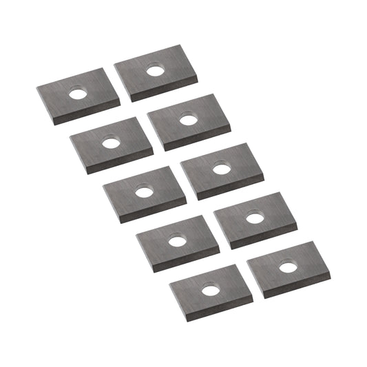 HM-Wendeplatte, 13,6 x 12 x 1,5 mm 35°, 10 Stück, Wendemesser für Hartholz, Weichholz, Plastik & Spanplatten, WPL für Fräser, T04F