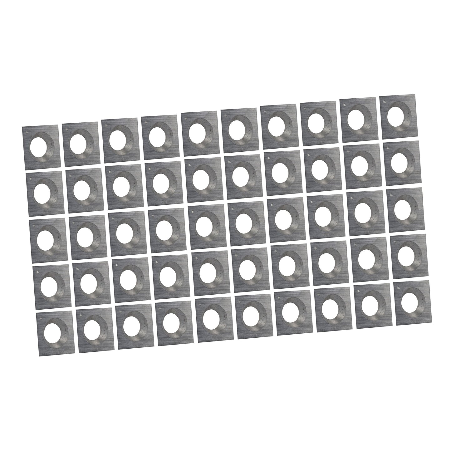 Quadratische Wendeplatte | 14 x 14 x 1,2 mm 30° | 50 Stück | Wendemesser für Hartholz und Weichholz geeignet | Ersatzmesser für Vorschneider, Lackfräser, Nutfräser |T08MF