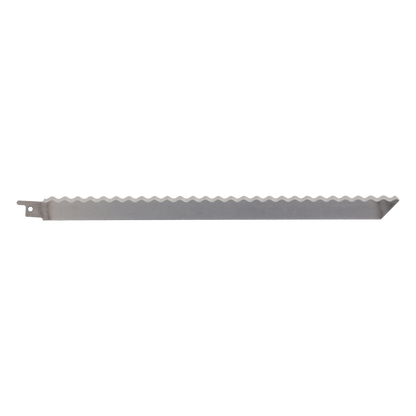 WILPU Doppelter Wellenschiff Säbelsägeblatt für Mineralwolle, Schäumen (EPS/PUR), Styrodur, Styropor, Leder, Gummi, Papier, Teppich 300x19x1,27mm - 2 Stück