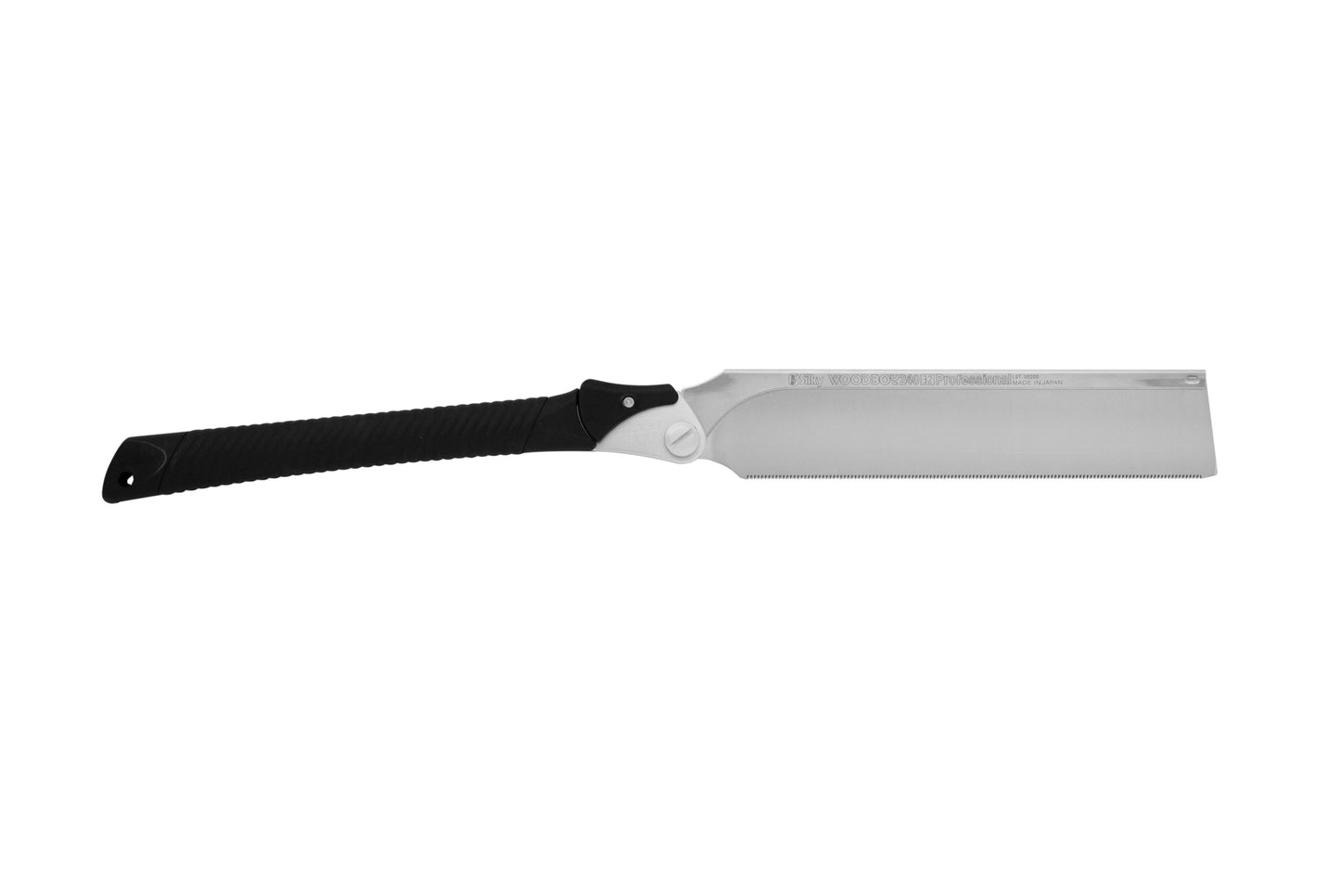 Silky Woodboy 240 mm Feinschnittsäge – japanische Zugsäge ohne Rückenführung, Mirai-Me 26 Zähne/30 mm, für Quer- & Gehrungsschnitte in Hart- und Weichholz | klappbar, Alu-Griff, für Profis & DIY Holz.
