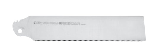 Silky Ersatzblatt Woodboy 240 mm – 32 ZpZ (sehr fein) Mirai-Me | Zug­sägeblatt ohne Rückenführung | saubere Präzisionsschnitte, induktiv gehärtete Zähne, lange Standzeit